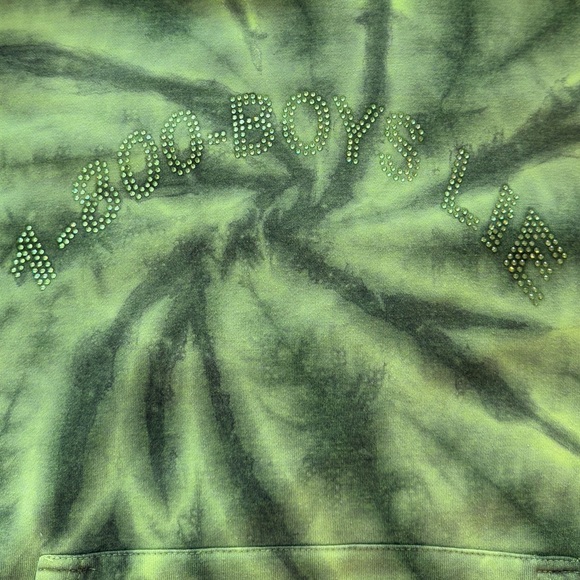 Boys Lie | 1-800 Remix Hoodie in Green Tie Dye - O/S (NWOT) - Picture 6 of 7